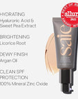Saie Slip Tint SPF 35 Tinted Moisturizer - Half () 1.35 oz