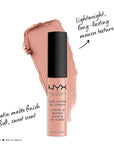 NYX PROFESSIONAL MAKEUP Soft Matte Lip Cream, Lightweight Liquid Lipstick - Cairo (Matte Pure Nude)