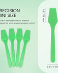 PANA Cosmetic Make Up Disposable Plastic 2.5" Spatulas Skin Care Facial Cream Mask Spatula (APPLE GREEN - 200 Pcs Box)