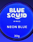 Blue Squid Face Paint Water Based Single Cake Professional Face Paint & Body Paint - Water Activated, Kids Adults Face Painting for Costume, Halloween Makeup, Cosplay - Neon Blue Face Paint 30g
