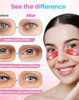 Eye Masks (36 Pairs) - Under Eye Patches for Relieves Dark Circles, Fine Lines and Puffiness, Revitalizing Eye Gel Pads - Ideal for Daily Skin Care & Gift Choice