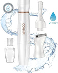 Conair All-In-1 Facial Hair Removal for Women, Cordless Electric Trimmer, Perfect for Face, Ear/Nose, Eyebrows, and Bikini Lines