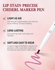 Lip Stain Marker Pen-3Pcs Hydrating Lip Tint Stain Lip