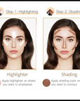 MIELIKKI 2Pcs Cream Contour Stick Makeup, Highlighter Stick