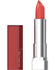 Maybelline New York Color Sensational Lipstick, Lip Makeup, Cream Finish, Hydrating Lipstick, Nude, Pink, Red, Plum Lip Color, Sunset Spark, 0.15 oz; (Packaging May Vary)