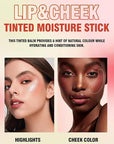 Blush Stick, Cream Blush Stick for Cheeks &
