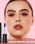 Peel Off Lip Stain Lip Tint Matte Liquid Lipstick Nude Lip Gloss Long Lasting Waterproof Lip Tint Stain Non-stick Cup Peel Off Lipstick Lip Makeup for Women Girls - 02