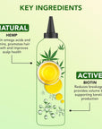 Botanic Hearth Hemp & Biotin Hair Oil (6.7 Fl Oz) | Nourishing And Strengthening Hair Treatment For Thicker, Healthier|Looking Hair | Paraben Free | Suitable For All Hair Types