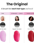 Tangle Teezer Original Detangler Brush, Dry & Wet Hair Brush for Thick & Curly Hair Types, Salsa Red