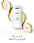 Dove Advanced Care Antiperspirant Deodorant Stick Rejuvenate 4 Count to help skin barrier repair after shaving by boosting skin's ceramide levels 72-hour odor control for soft underarms 2.6 oz