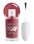 wet n wild Fast Dry AF Nail Polish, Quick 40 Second Dry Time, Long Lasting High-Shine - Happy Rosy Day