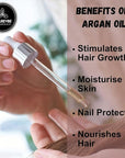 Naturevibe Botanicals Argan Oil 32 Fl oz β Cold Pressed, Unrefined, Pure Moroccan Argan Oil for Hair, Skin, Face & Massage β Natural Carrier Oil for DIY Beauty & Aromatherapy