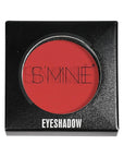 IS'MINE Single Eyeshadow Powder Palette, Matte Red, High Pigment, Longwear Eye Makeup for Day & Night