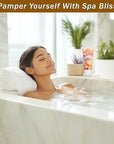 Spa Gift Baskets For Women - Luxury Bath Set With Honey & Almond - Spa Kit Includes Body Wash, Bubble Bath, Lotion, Bath Salts, Body Scrub, Body Spray, Shower Puff, and Towel