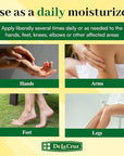 De La Cruz Arnica Salve - Foot Cream for Dry Cracked Heels and Feet - Moisturizing Hand Salve for Dried Hands - 24 Hour Moisture Foot Cream for Dry Cracked Feet and Rough Skin - JUMBO SIZE 5.5 OZ