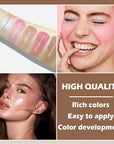 Highlighter Stick Cream Blush Stick Bronzer Contour Stick Beginner-Set B