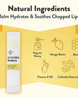 ECZEMA HONEY Nourishing Lip Balm - Organic Chapstick for Sensitive Skin - Daily Lip Moisturizer for Very Dry Lips - Mango Butter & Honey Lip Balm - Natural Lip Care Products (1 Ct)