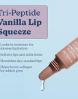 Blume Tri-Peptide Vanilla Lip Balm - Superbalm Lip Moisturizer with Shea Butter and Squalane to Deeply Hydrate & Heal Dry, Cracked Lips - Cruelty Free & Vegan Lip Plumper (0.4 Fl Oz)
