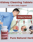 Kidney Stone Cleaning Tablet, Kidney Restore and Kidney Health Supplement to Support Stone Breaker & Kidney Cleanse, 60 Tablets
