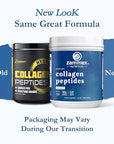 Zammex Premium Collagen Peptides Powder Unflavored,Hydrolyzed Proteins Types I & III, Supports Hair, Skin, Nails, Joints, Grass Fed, Non-GMO, Gluten-Free,Paleo & Keto Friendly,60 Servings