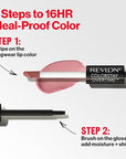 Revlon Liquid Lipstick with Clear Lip Gloss, ColorStay Overtime Lipcolor, Dual Ended with Vitamin E, 560 Taupe Time, 0.07 Fl Oz