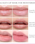 2Pc Jelly Lip Mask Overnight,Fruity Peach Collagen-Peach