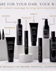 KIWABI Root Vanish Color Treatment in Light Brown Instantly Camouflages Gray Roots and Hair with Natural Anti-Aging Botanicals (150g, Paraben Free, Gray)