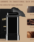 Safe and Convenient Comb Hair Dye, Waterproof and Sweat-Proof Hair Dye Comb (black)