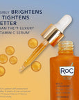 RoC Multi Correxion Revive + Glow 10% Active Vitamin C Serum for Face, Daily Anti-Aging Wrinkle and Skin Tone Skin Care Treatment, Brightening Serum, 1 Fluid Ounce