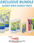 Zinka Sunny Days Family Pack - SPF 30/50 - UVA & UVB Sunscreen Protection for Face, Body, Lips - Water Resistant, Oil Free, No Parabens - (3) Nosecoats, (2) Lotions, (2) Face Sticks, (2) Lip Balms