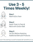QRxLabs Glycolic Acid Toner - 6 fl oz - Exfoliating Face Toner with Witch Hazel & Salicylic Acid - 10% Glycolic Brightening & Hydrating Anti-Aging Treatment