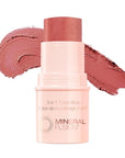 Mineral Fusion 3-in-1 Color Stick, Instant Color Pop and Blush for Cheeks, Creamy Lightweight Formula, Multi-Use Eye, Face, and Lip Makeup, Terra Cotta