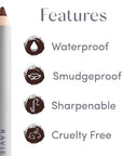 Ravie Beauty Soft Definition™ Longwear Lip Liner – Smudge-Resistant, Waterproof Precision Pencil for Effortless Shaping – Vegan & Cruelty-Free All-Day Wear Lip Definition (Mocha)