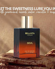 BELLAVITA Luxury DEVIL Unisex Perfume for Women and Men | Long Lasting Perfume for Men and Women | Cotton Candy, Musk and Cedar | Spicy French Fragrance Unisex Parfum