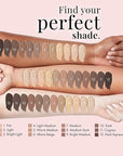 Jerome Alexander MagicMinerals AirBrush Foundation, Light Medium, 5pc Radiant Skin