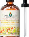 EVOKE OCCU Ylang Ylang Essential Oil 4 Oz, Pure Ylang Ylang Oil for Skin Hair Aromatherapy Diffuser Fragrance DIY- 4 FL Oz