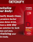 Detoxify – Ready Clean Herbal Cleanse – Tropical – 16 oz – Professionally Formulated Herbal Detox Drink – Enhanced with Milk Thistle Seed Extract & Burdock Root Extract – Plus Sticker.