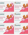 Himalaya Moisturizing Almond Cleansing Bar, Face and Body Soap for Soft Skin, 4.41 oz, 12 Pack