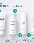 Curel Japanese Skin Care Travel Size Toiletries, for Dry, Sensitive Skin, Travel Size Face Wash, Lotion, & Makeup Remover