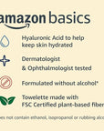Amazon Basics Hydrating Makeup Remover Wipes, 25 wipes