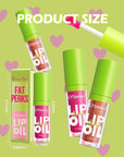 Hydrating Lip Glow Oil-Tinted Lip Oil Lipgloss,Pink Lip Gloss Lipstain Glossy Lip Glaze,Clear Pink Lip Tint Stain,Long Lasting Glow Reviver Lip Care Oil,Women's Day Makeup Gift for Women-02