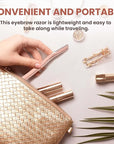 Dermaplaning Tool for- Dermaplane Razor for Women Face with 10 Replaceable Blades - Professional Womens Face Razor Peach Fuzz - Facial Hair Removal for Women & Eyebrow Hair Removal