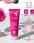 Andalou Naturals Daily Shade Face Sunscreen, 1000 Roses, SPF 30 Mineral Sunscreen with Zinc Oxide, Skin Barrier Defense + Broad Spectrum Protection, Gentle & Soothing, for Sensitive Skin - 2.7 Fl Oz