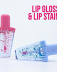 114 Bundle Cute Mood Color Changing Popsicle Set of 6 Lip Gloss, Shimmery Glossy Lightly Scented, Non-Sticky, First Makeup Set for Girl, Novelty, Gifts, Party Favors Girls, Women, Teens