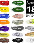 Mehron Makeup Fantasy FX Cream Makeup | Water Based | Halloween | Ogre Green Face & Body Paint For Adults 1 fl oz (30ml) (OGRE GREEN)