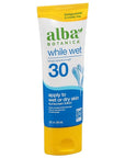 Alba Botanica Sunscreen for Face and Body, While Wet Sunscreen Lotion, Broad Spectrum SPF 30, Water Resistant Sunscreen for Wet and Dry Skin, 3 fl. oz. Bottle