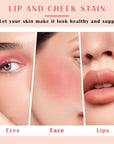 3PCS Milk Cooling Water Jelly Tint Stick Water Tint Milk Jelly Blush Tint Stick Lip and Cheek Stain Multi-Use Jelly Lip Tint Stain Non-sticky Makeup Stick(Pink+Coral+Red)