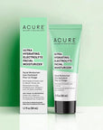 Acure Ultra Hydrating Electrolyte Facial Moisturizer | 100% Vegan | For Dry Skin | With Plant Squalane & Prickly Pear For Intense Moisture | Easily Absorbed 1.7 Fluid Ounce (Pack of 1)