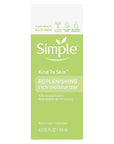 Simple Kind to Skin Face Moisturizer For Sensitive Skin Replenishing Rich 12-Hour Moisturization for All Skin Types 4.2 oz
