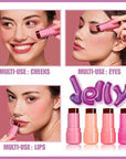 Cooling Water Jelly Tint,Jelly Blush Stick,Long Lasting Milk (B, S)
